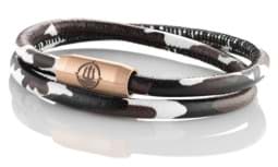 Zeige Details für Leder Armband weiß "Tortuga"  Seemannsgarn_Armband