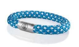 Zeige Details für Segeltau Armband blau weiß "Hiddensee" Seemannsgarn_Armband