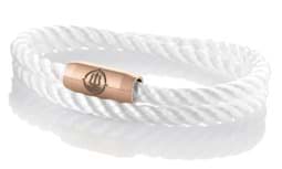 Zeige Details für Segeltau Armband weiß "Amrum"  Seemannsgarn_Armband