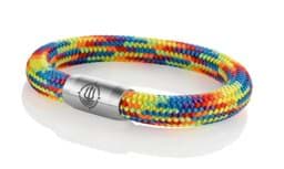 Zeige Details für Segeltau Armband Regenbogen Farben "Rainbow" Seemannsgarn_Armband