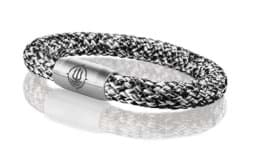 Zeige Details für Segeltau Armband schwarz grau "Fehmarn" Seemannsgarn_Armband