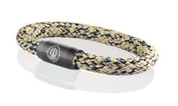 Zeige Details für Segeltau Armband navy blau beige "Fehmarn" Seemannsgarn_Armband