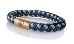 Zeige Details für Segeltau Armband navy blau grau "Hiddensee"  Seemannsgarn_Armband