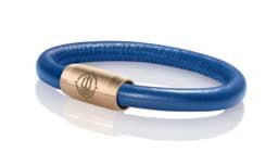 Zeige Details für Leder Armband dunkelblau "Sylt"  Seemannsgarn_Armband