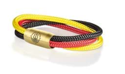 Zeige Details für Segeltau Armband Deutschland Farben "Trinidad" Seemannsgarn_Armband