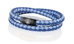 Zeige Details für Segeltau Armband blau weiss "Hiddensee" Seemannsgarn_Armband