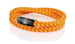 Zeige Details für Segeltau Armband orange gelb "Hiddensee" Seemannsgarn_Armband