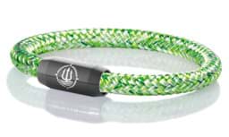 Zeige Details für Segeltau Armband grün pistazie weiß "Fehmarn" Seemannsgarn_Armband