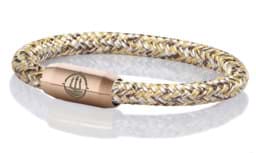 Zeige Details für Segeltau Armband "Fehmarn" braun/beige/weiß Seemannsgarn_Armband
