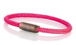 Zeige Details für Segeltau Armband neonpink "Norderney"  Seemannsgarn_Armband