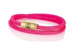 Zeige Details für Segeltau Armband neonpink "Norderney" Seemannsgarn_Armband