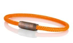 Zeige Details für Segeltau Armband neonorange "Norderney" Seemannsgarn_Armband