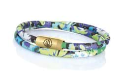 Zeige Details für Leder Armband blau grün "Madeira"  Seemannsgarn_Armband