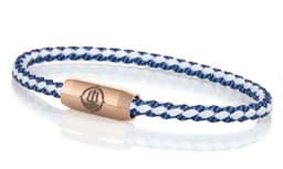 Zeige Details für Segeltau Armband blau weiß "Hiddensee" Seemannsgarn_Armband