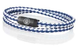 Zeige Details für Segeltau Armband blau weiß "Hiddensee" Seemannsgarn_Armband