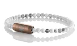 Zeige Details für Stein Armband weiß "Madagaskar" Seemannsgarn_Armband