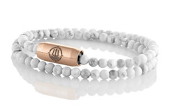 Zeige Details für Stein Armband weiß "Madagaskar" Seemannsgarn_Armband