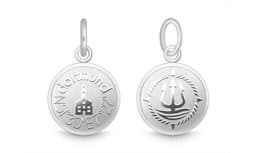 Zeige Details für Charm "Dortmund" für 4mm Bänder stahlfarben Charm "Dortmund" für 4mm Bänder stahlfarben