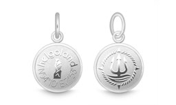 Zeige Details für Charm "Helgoland" für 4mm Bänder stahlfarben Charm "Helgoland" für 4mm Bänder stahlfarben