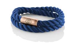 Zeige Details für Segeltau Armband navy blau "Amrum" Seemannsgarn_Armband