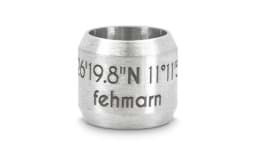 Zeige Details für Bead "Fehmarn" für 8mm Bänder stahlfarben Bead "Fehmarn" für 8mm-Bänder stahlfarben
