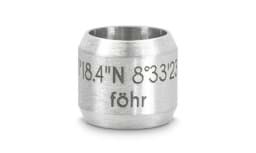 Zeige Details für Bead "Föhr" für 8mm-Bänder stahlfarben Bead "Föhr" für 8mm-Bänder stahlfarben