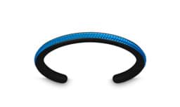 Zeige Details für Armreif Segeltau blau "Föhr" Edelstahl PVD beschichtet schwarz matt  Armreif Segeltau blau "Föhr" Edelstahl PVD beschichtet schwarz matt Seem