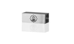 Zeige Details für Verschluss rechteckig stahlfarben 4mm "Pirat"  Verschluss rechteckig stahlfarben 4mm "Pirat"