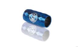 Zeige Details für Verschluss blau facettiert 8mm "Steuermann X"  Verschluss blau facettiert 8mm "Steuermann X" Seemannsgarn