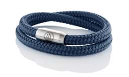 Zeige Details für Segeltau Armband navy blau "Föhr" Seemannsgarn_Armband