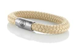 Zeige Details für Segeltau Armband beige "Föhr" Seemannsgarn_Armband