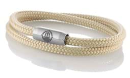Zeige Details für Segeltau Armband beige "Föhr"  Seemannsgarn_Armband