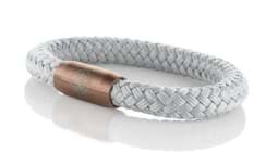 Zeige Details für Segeltau Armband grau "Föhr"  Seemannsgarn_Armband