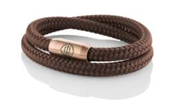 Zeige Details für Segeltau Armband braun "Föhr"  Seemannsgarn_Armband