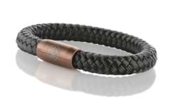 Zeige Details für Segeltau Armband schwarz "Föhr"  Seemannsgarn_Armband