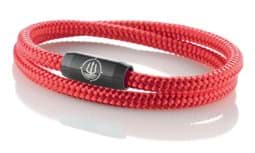 Zeige Details für Segeltau Armband rot "Föhr"  Seemannsgarn_Armband