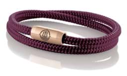 Zeige Details für Segeltau Armband bordeauxrot "Föhr" Seemannsgarn_Armband