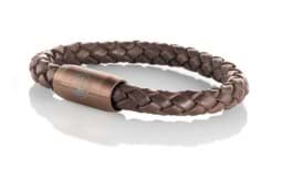 Zeige Details für Leder Armband braun geflochten "Sylt"  Seemannsgarn_Armband