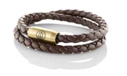 Zeige Details für Leder Armband braun geflochten "Sylt"  Seemannsgarn_Armband