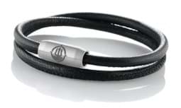 Zeige Details für Leder Armband schwarz "Sylt" Seemannsgarn_Armband