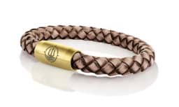 Zeige Details für Leder Armband braun vintage "Sylt"  Seemannsgarn_Armband
