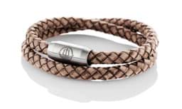 Zeige Details für Leder Armband braun vintage "Sylt"  Seemannsgarn_Armband