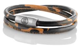 Zeige Details für Leder Armband orange "Tortuga"  Seemannsgarn_Armband