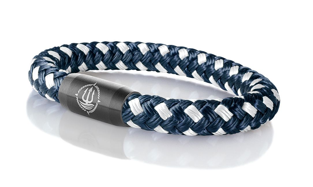 Armband navy blau weiß "Hiddensee"