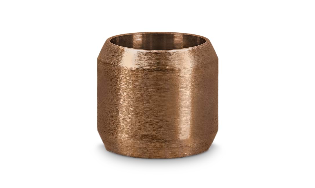 Bild von Bead "Individuelle Gravur" für 8mm-Bänder braun
