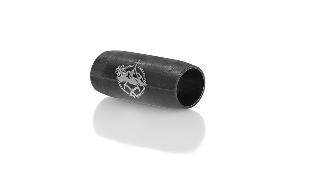 Bild von Verschluss schwarz 4mm "Gipfelgarn" 