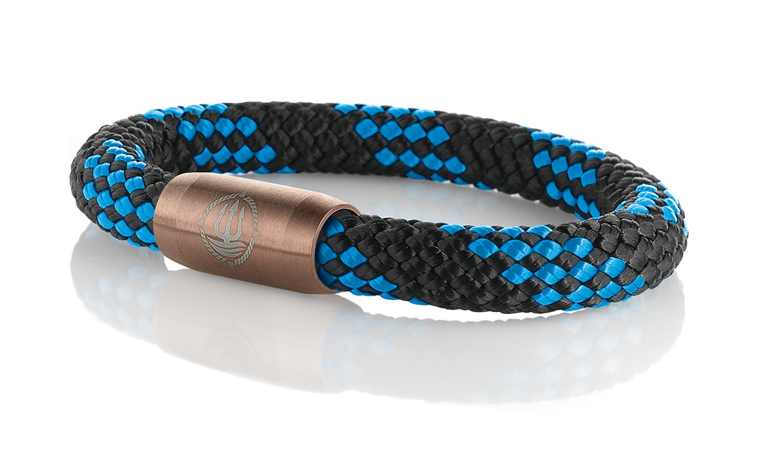 Armband schwarz blau "Usedom"